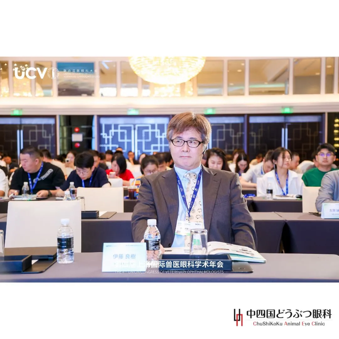 伊藤良樹院長と幸枝先生は、上海で開催された「第4回国際獣医眼...